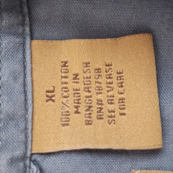 C.E. Schmidt Workwear Men's Outdoor Short Sleeve Button Down Shirt Size XL - Picture 9 of 11